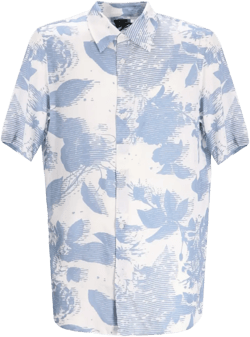 floral-print shirt