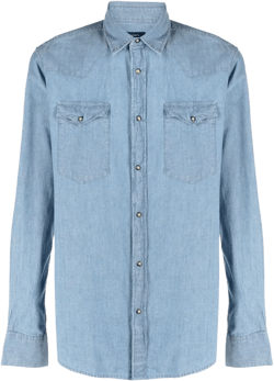 button-down denim shirt