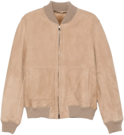 Zip-up Bomber Jacket In Pink