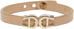 pre-owned leather clasp bracelet