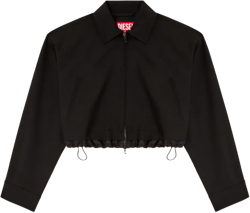 J-TING cropped zip-front jacket