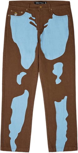 Women Body Denim Pant [Brown]
