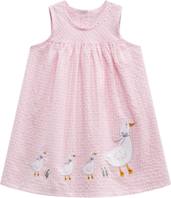 Ohrwurm Toddler Girls Cotton Summer Dress Cartoon Print Short Sleeve Dresses Casual Jersey Sundress Playwear Outfits