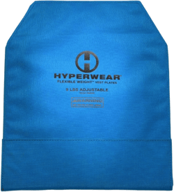 HYPERWEAR Soft FlexLoad™ Rucking Weight Plates for Weighted & Plate Carrier Vests, in Multiple Sizes (Singles or Pairs)