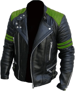Mens Genuine Leather Biker Jacket Black Cafe Racer Vintage Real Motorcycle Leather Jackets For Men