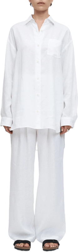 A-Line Tunic Shirt in White
