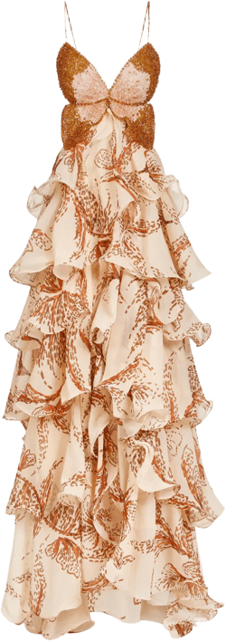 SUNSET BUTTERFLY MAXI DRESS (RUNWAY)