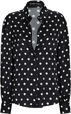 Button-Down Silk Blouse
