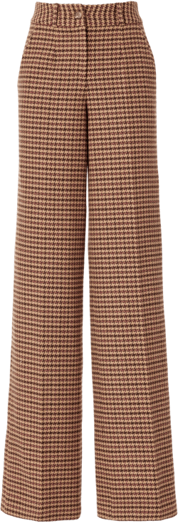 Wide Leg Flat Front Trouser