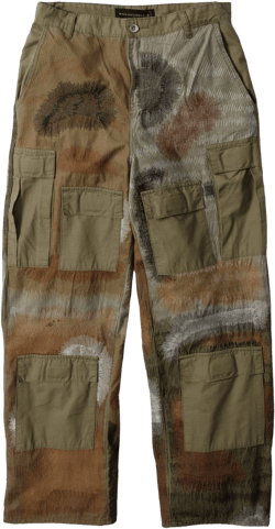 CAMOUFLAGE EMBROIDERY CARGO PANT