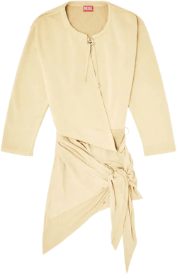 D-Creed drawstring wrap dress