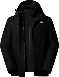 THE NORTH FACE Mens Carto Mono Triclimate Hooded Jacket (Standard & Big Size) | Insulated Winter Coat, Wind & Water Resistant Large Tnf Black
