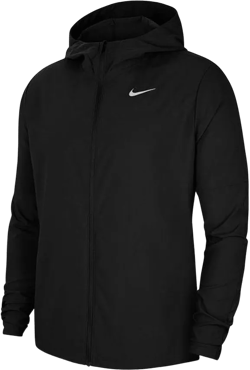 Nike Mens Flex Dri-Fit Running Jacket Black/Reflective Silver Large Black