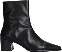 pointed-toe block-heel boots