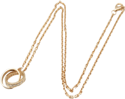 2010 18kt rose gold Baby Love necklace