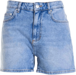 heart-shaped pocket denim shorts