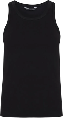 cotton-blend tank top