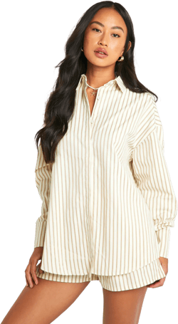 Oversized Stripe Shirt