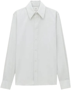 CASSANDRE shirt in hairline-stripe cotton poplin