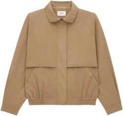 jacket in cotton canvas