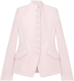 Single-breasted Buttoned Jacket in ROSE
