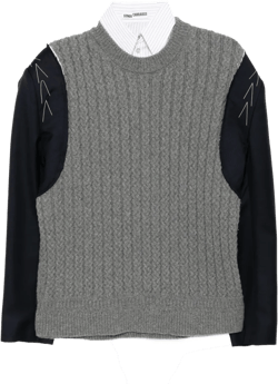 panelled jumper
