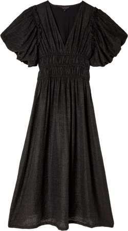 Tabitha Black Petite Textured Dress