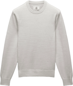 Cotton Slub Laurel Crewneck