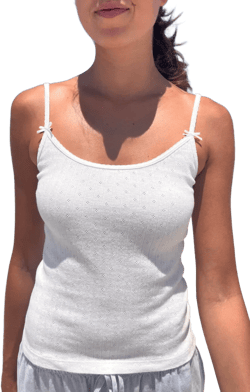 Skylar Eyelet Tank