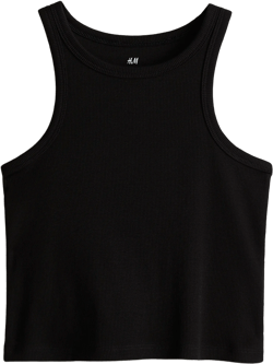 Ribbed Cotton Tank Top