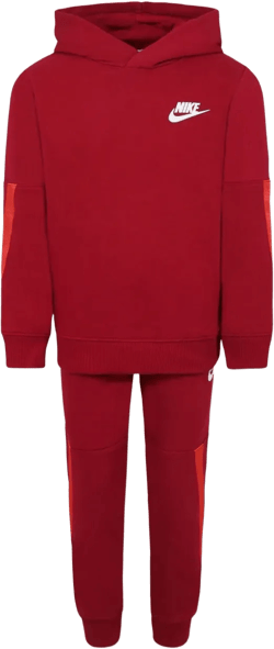 logo-embroidered panelled tracksuit