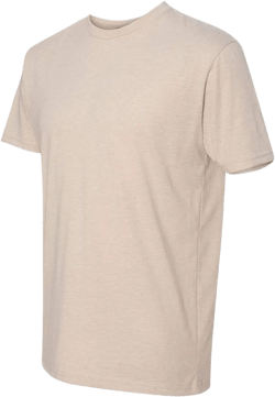 Next Level Apparel Men's Premium Fitted CVC T-Shirt (6210), Cream, Small