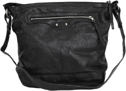 Courier XL leather crossbody bag