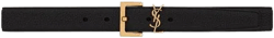 CASSANDRE BELT WITH SQUARE BUCKLE IN GRAINED LEATHER