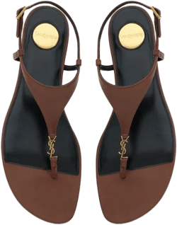 CASSANDRA sandals in smooth leather