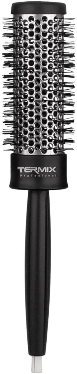 Termix Profesional Hairbrush Ø 32 mm- Aluminum Thermal Hairbrush with Nylon bristles, Ideal for All Types of Hairstyles, 2525158 32/47 mm