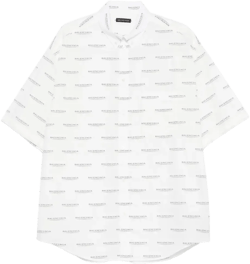 logo-print shirt