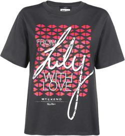 graphic-print cotton T-shirt