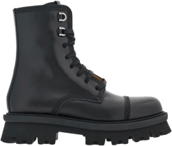 lace-up leather boots