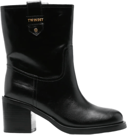 70mm block-heel ankle boots