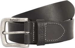 leather logo-detail wallet and belt set