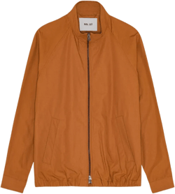 Dave 1080 Organic Cotton-shell Bomber Jacket In Orange