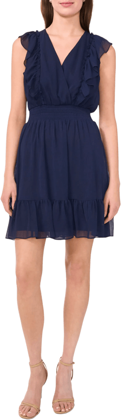 Halogen<sup>®</sup> Ruffle Detail Sleeveless Dress