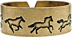Wild Horses Adjustable Ring