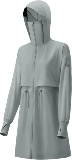 AiryArtsy - Women's Long Sun Protection Windbreaker Style UPF50+