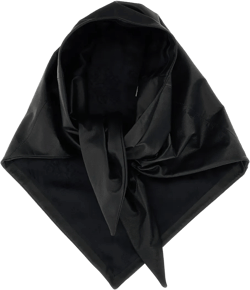 floral-pattern leather scarf