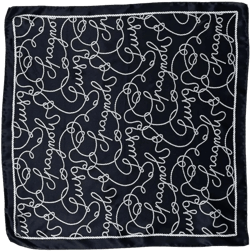 Roucy rope-print silk scarf