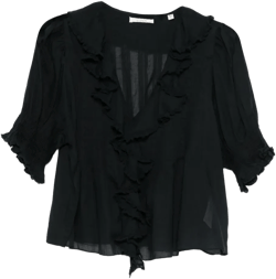 Henri ruffled blouse