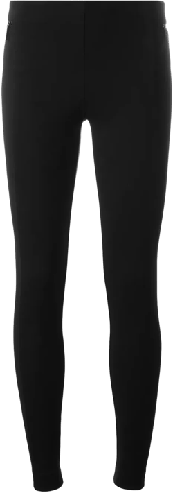 zip detail stretch leggings 