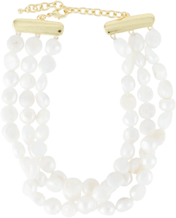 Nora pearl-embellished choker necklace